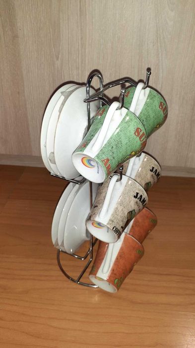 Conjunto café chavenas e pires coleção NOVO