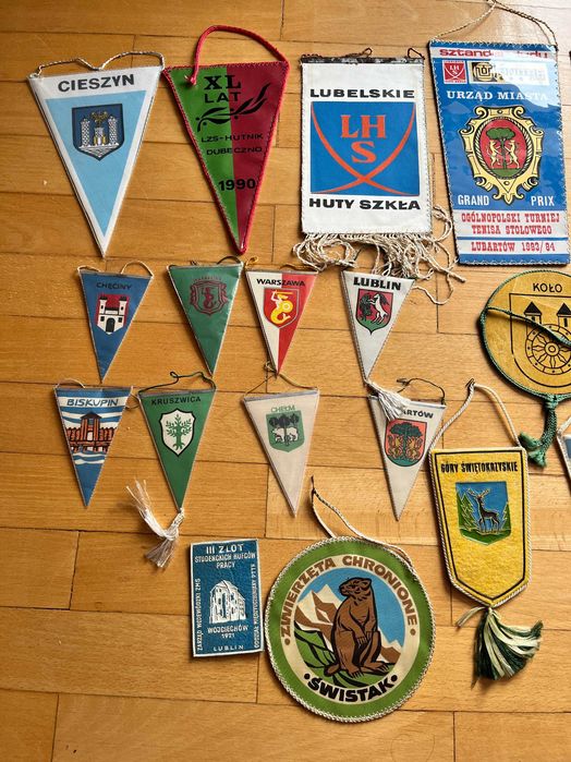 Proporczyki z lat 1980 PRL czasy komunizmu