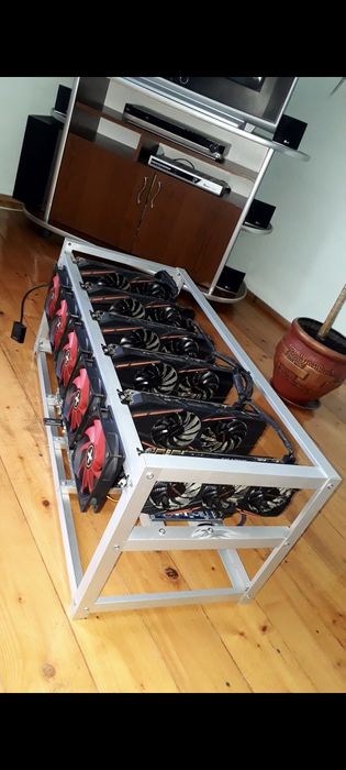 Майнинг ферма RTX3060ti GTX1060 6gb GTX1080