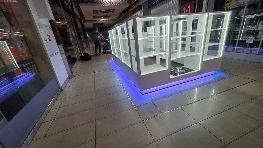 Wyspa Handlowa BIAŁA 2x1.6m – OD PRODUCENTA – Projekt 3D Gratis