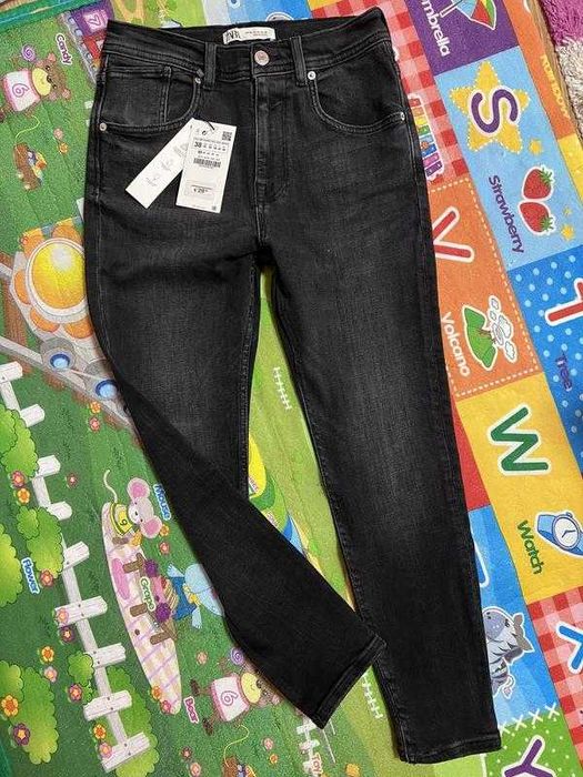 Zara skinny cropped джинси скінні на підлітка 38 eu