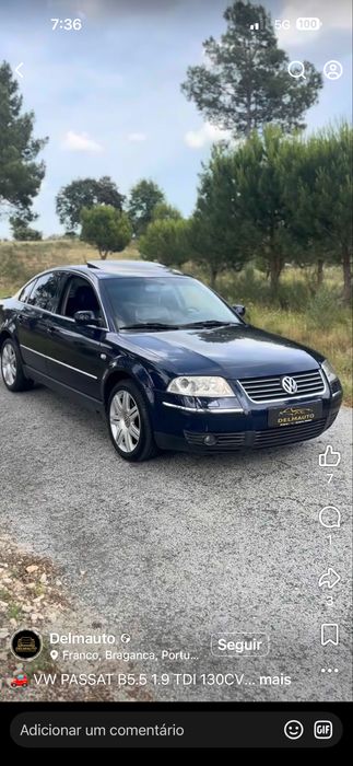 Vw pasat 1.9TDI, 130cv caiixa automatica com 259km