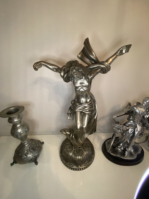 Estatueta de Jesus Cristo em prata