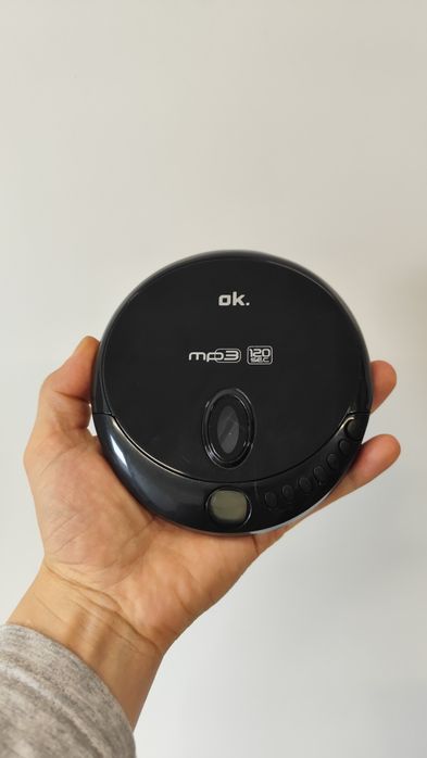 Дисковий МП3 плеер OK 120sec кишеньковий програвач дисків
