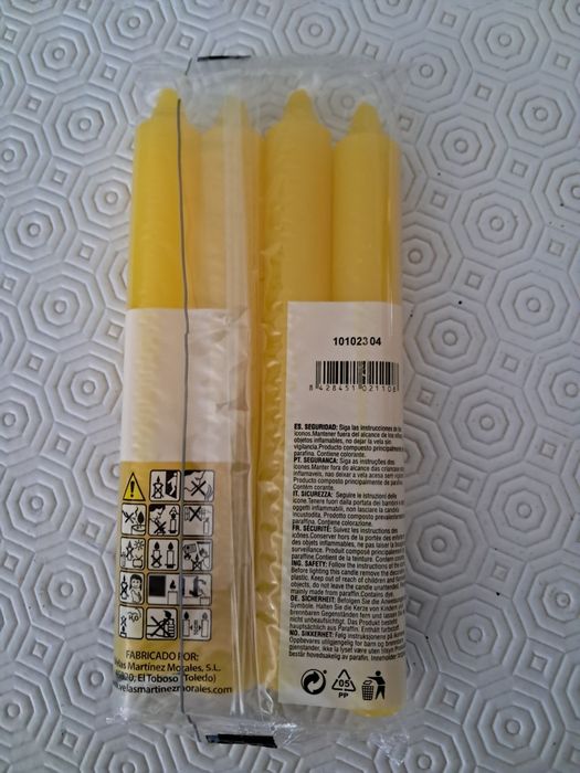 Pack 4 velas lumar