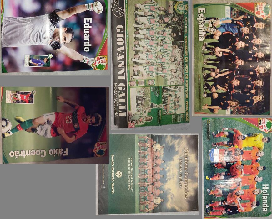 Posters vários - Futebol, Carros, Animação