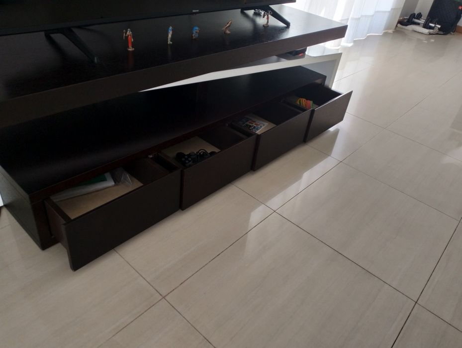 Conjunto de Moveis de sala em wenge