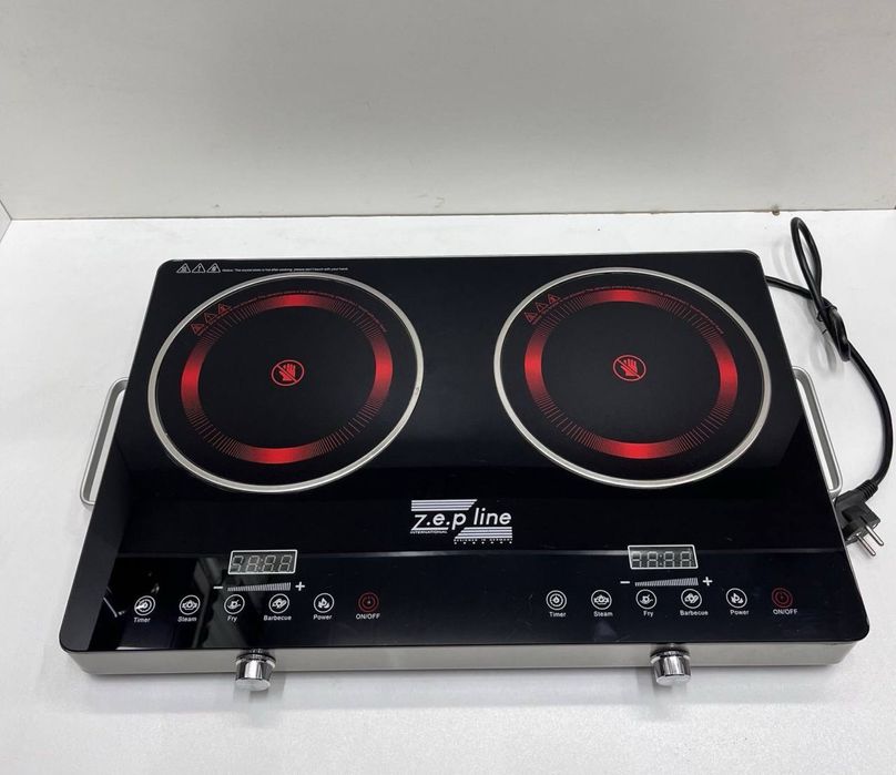 Электрическая Инфракрасная Двухкомфорочная Плита Zepline 062 4400WATT