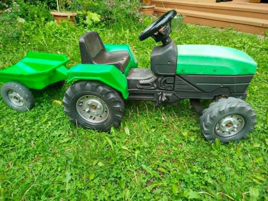 traktor zabawka zielony dla chłopca lub dziewczynki