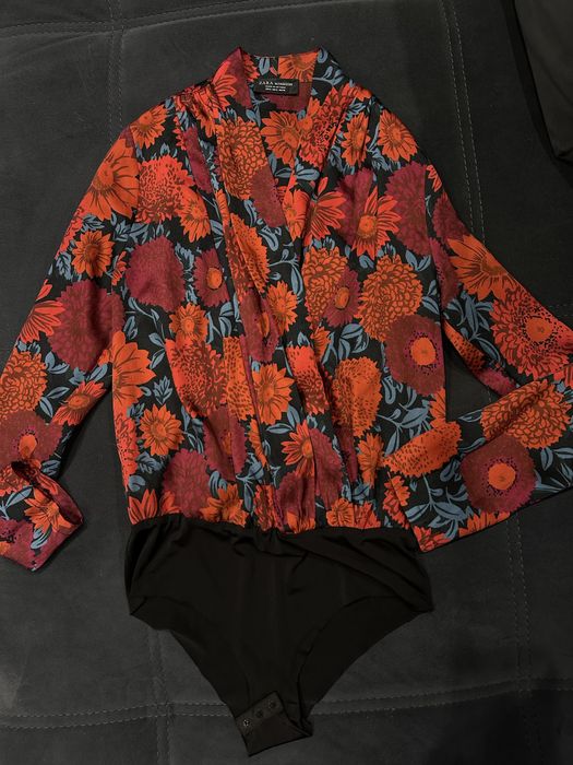 Боді Zara бодик кофта праздничная нарядная S