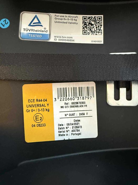 Fotelik Samochodowy + Nosidełko MAXI COSI 0-13KG