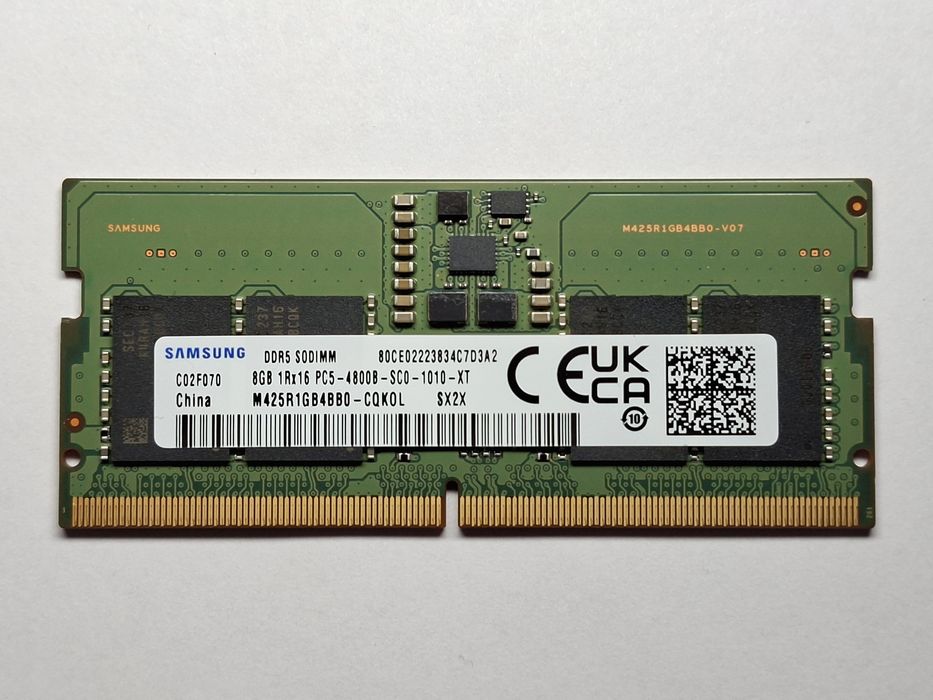 sodimm ddr5 4800 16 gb samsung - Купить электронику - Цены на OLX.ua