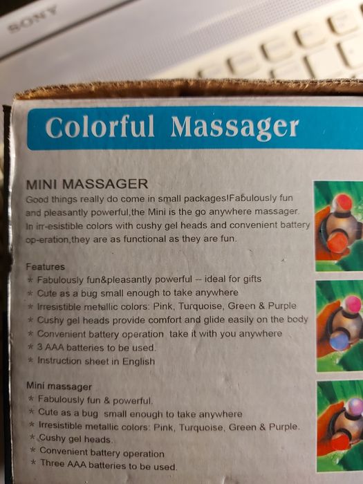 мини массажер  для вибро массажа