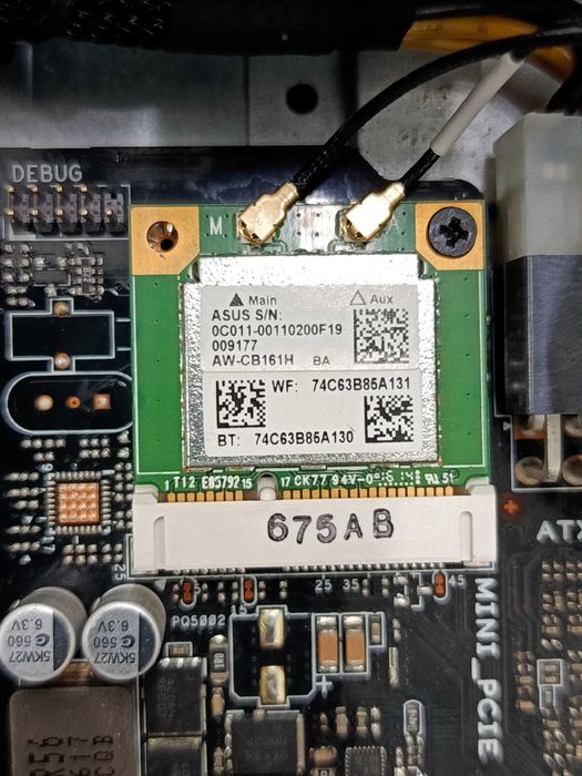 Placa WiFi Asus AW-CB161H + Bluetooth 4.0