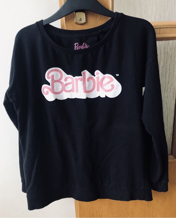 Bluzka z różowym napisem Barbie Sinsay M