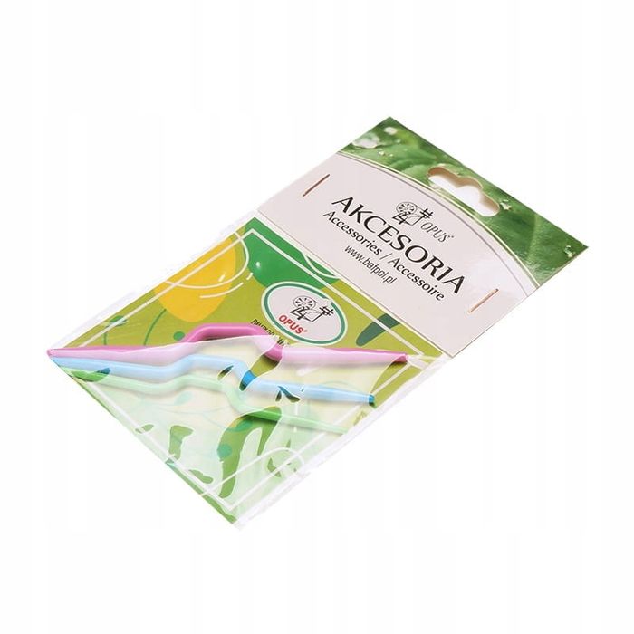 Plastikowe druty do warkoczy Opus, 3 szt.