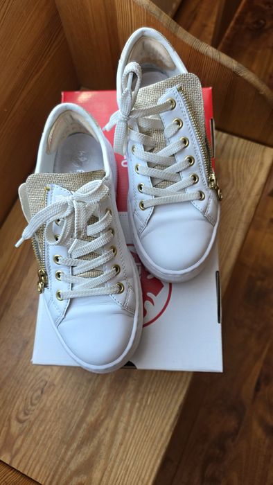 Sneakresy damskie skóra