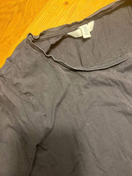 Czarna sukienka ciążowa plus dwie bluzki H&M