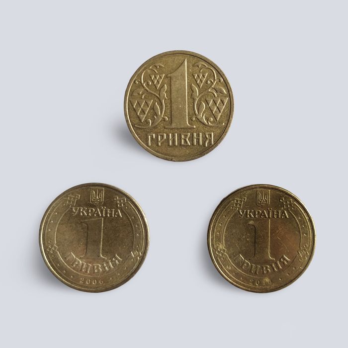 Коллекционные монеты 10 грн и 1 грн
