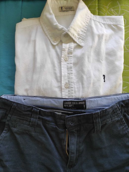 Camisa e calças de cerimónia Lanidor rapaz 12 anos.