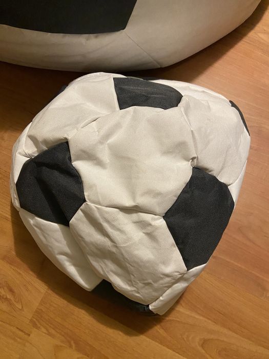 Pufa puf piłka 90 cm + gratis mała pufa piłka