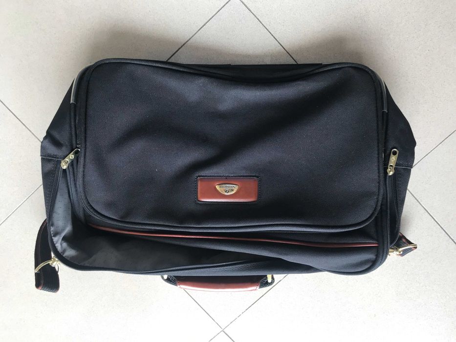 mala pequena de viagem da samsonite, cor preta