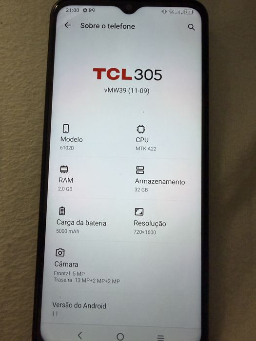 Telemovel TCL 305