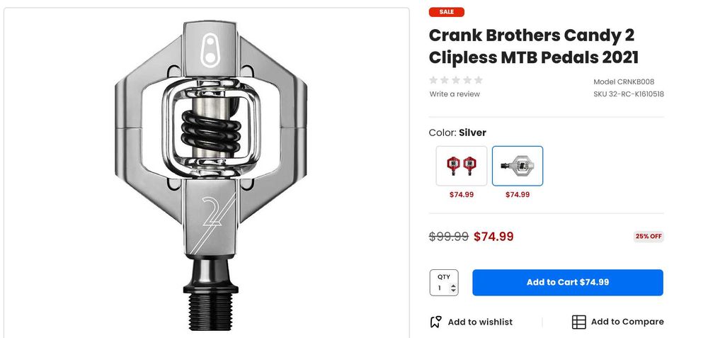 Нові педалі Сrankbrothers Double Shot 3/Mallet 2-3/Candy 1-2/Mallet DH