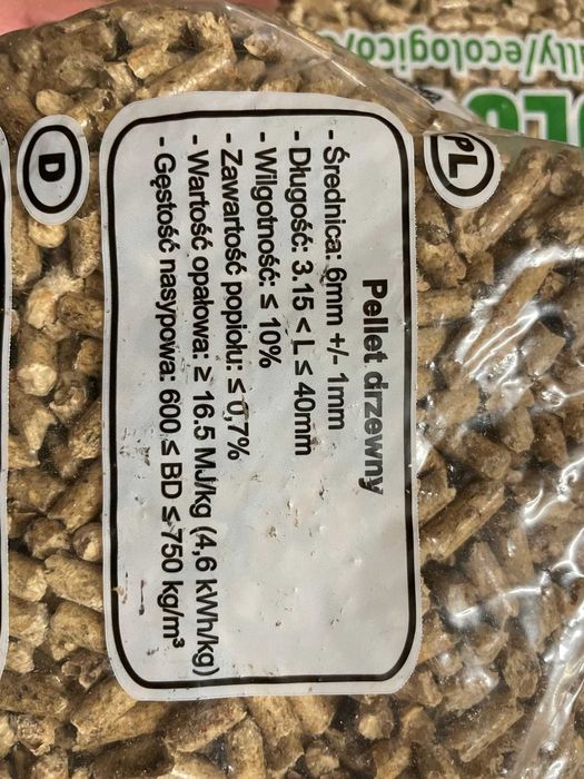 Pelet Drzewny Pellet Olczyk Barlinek Lava Olimp EnPlus A1