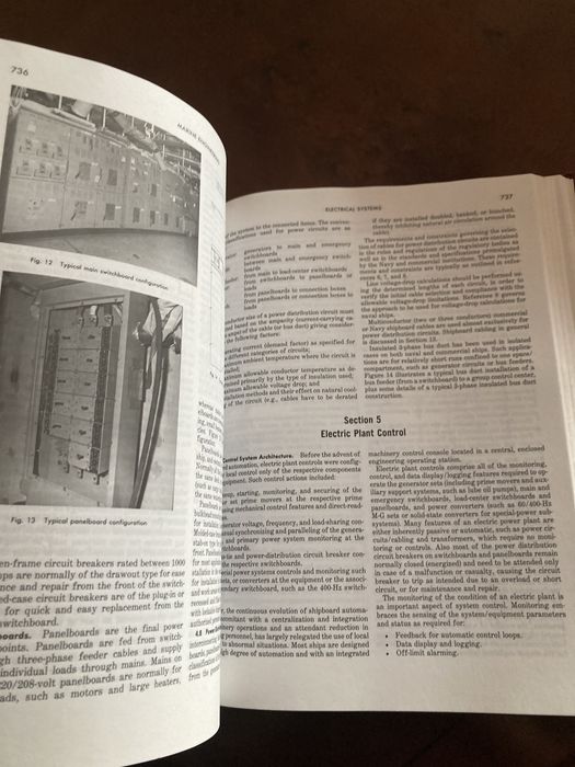 Livro de engenharia “Marine engineering”
