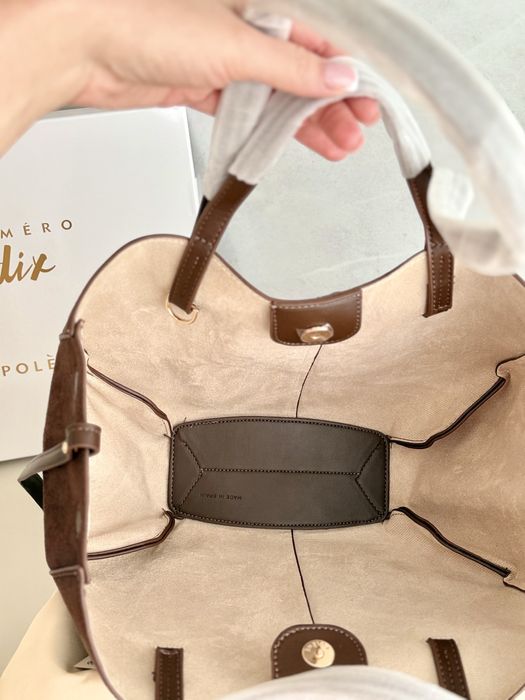 Замшева сумка Polene Cyme mini + коробка