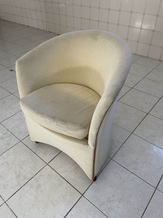 Cadeirão branco/creme