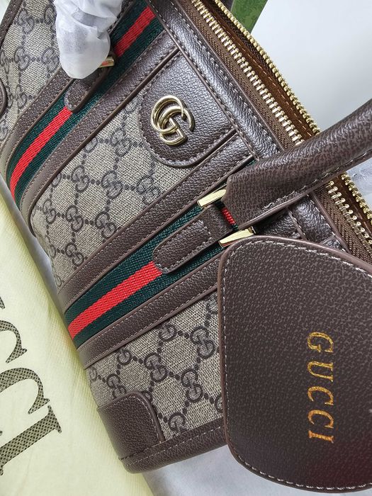 Torba damska Gucci kuferek brązowy torebka