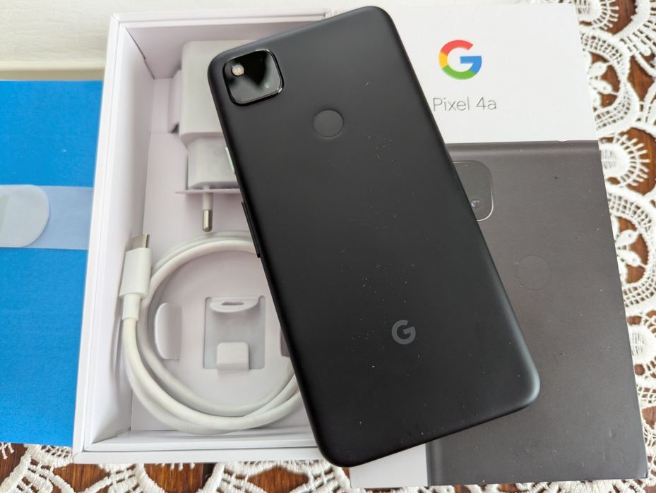 ІДЕАЛ Google Pixel 4a4G 6-128Gb Just Black/Neverlock/2-Sim/NFC/Компакт