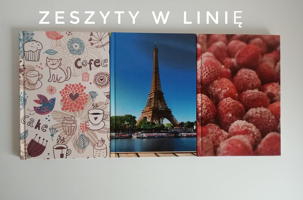 Zeszyty twarda i miękka oprawa