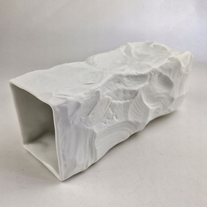 Porcelanowy Modernistyczny Op - Art Wazon Seltmann Weiden - Bawaria