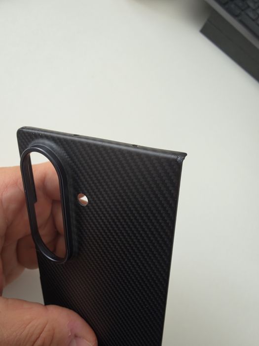 Etui Samsung Carbon Shield Case do Galaxy Z Fold7 Czarny