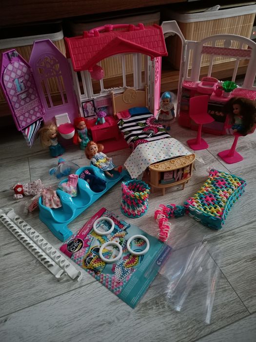 Domek Barbie i kreatywny zestaw