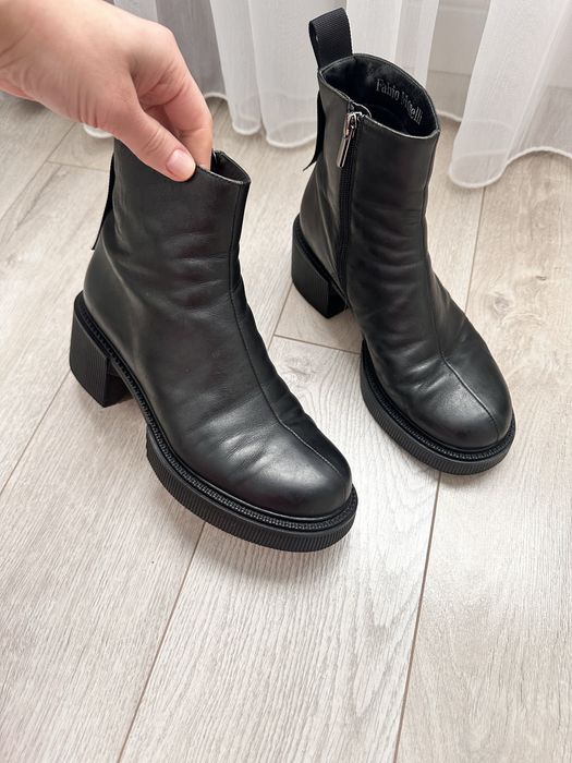 Ботінки шкіра Fabio Monelli