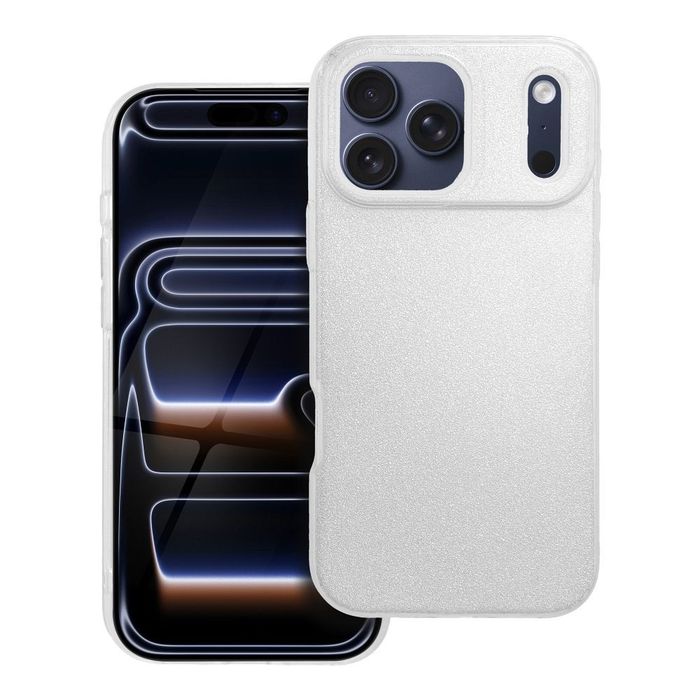 Etui Shining do iPhone 17 Pro Max Silver