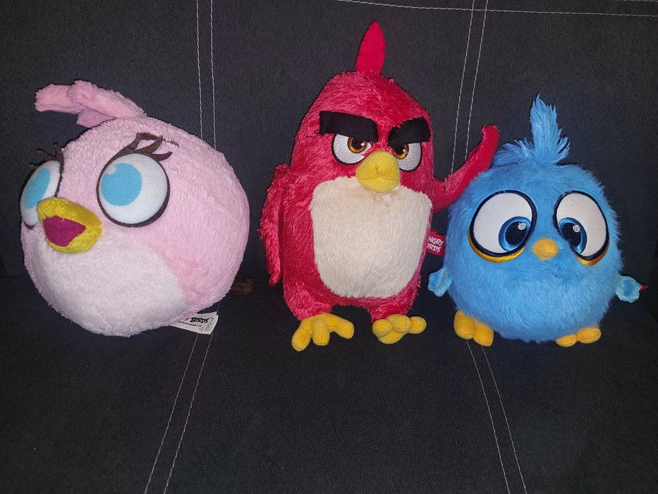 Angry Birds pluszaki ...zestaw maskotek