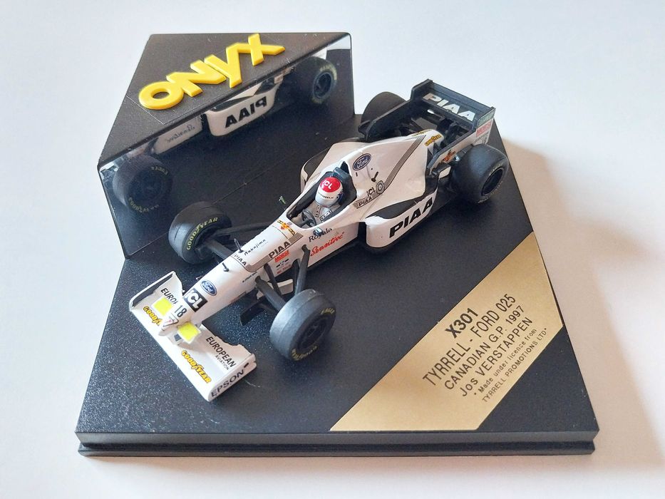 miniatura 1/43 TYRRELL 025 Jos Verstappen (1997) | edição Onyx