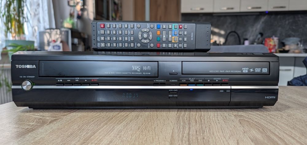 Toshiba RD-VX48 #Nagrywarka DVD VHS HDD #160GB #HDMI #6HD #Hi-Fi Stere