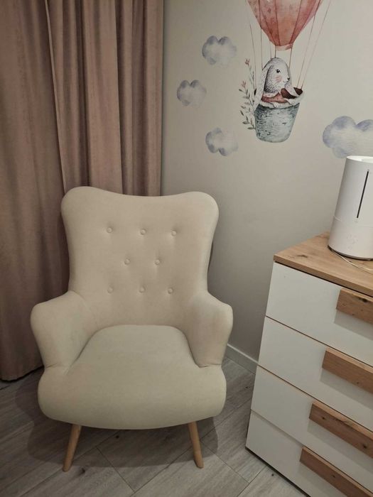 Fotel w stylu skandynawskim