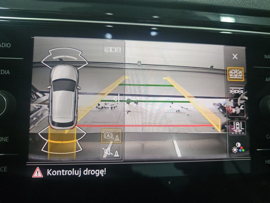 Montaz kamery cofania grupa VAG AUDI VW SKODA SEAT