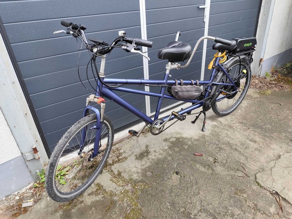 Tandem elektryczny 2000 W – solidna konstrukcja terenowa. Nowa bateria 20 Ah