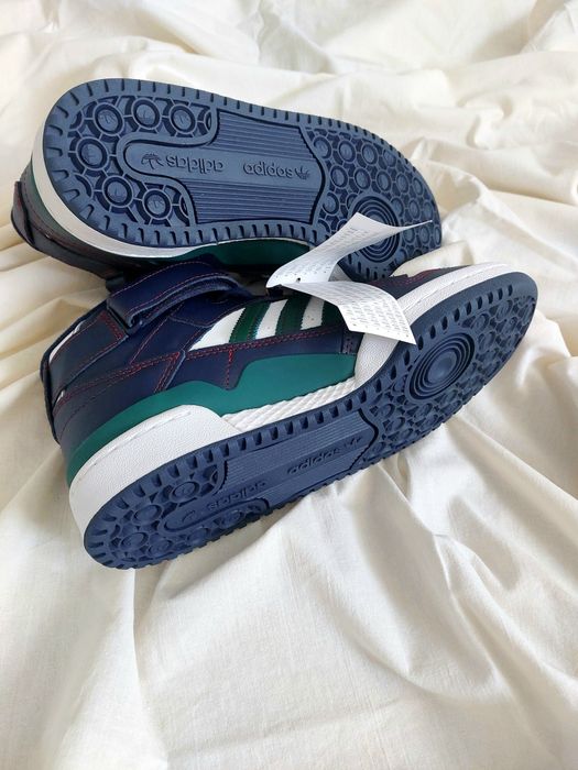 Zielone biale granatowe Trampki sneakersy za kostkę forum mid 38