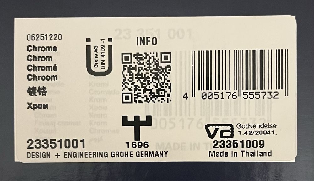 Grohe Bateria umywalkowa Start Quickfix S klik-klak chrom