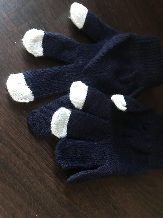 Rękawiczki z palacmi dotykowymi na telefon 48tknt