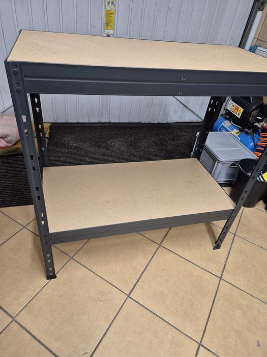 Regał Garażowy, Metalowy, Magazynowy Nit-Klick 90x90x45  i 120x90x45